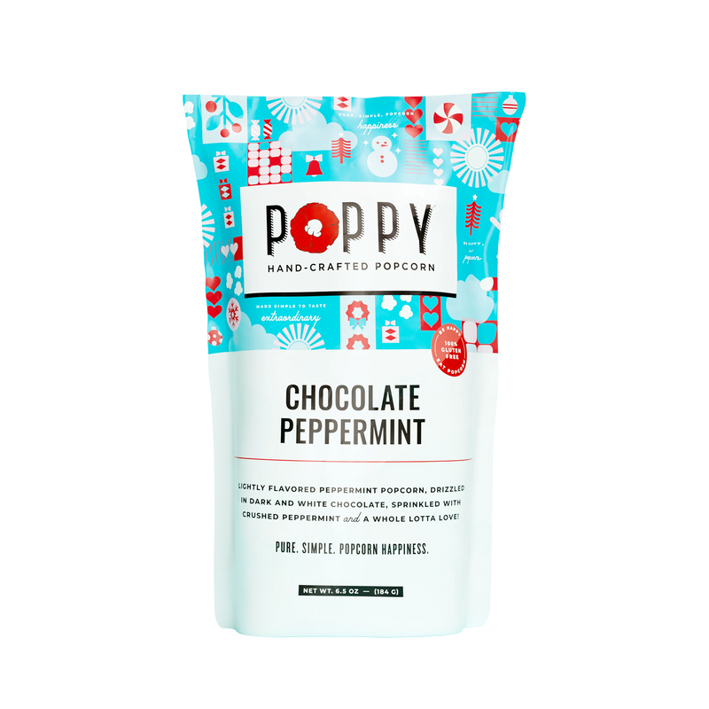 Poppy Handcrafted Popcorn - Chocolate Peppermint