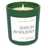 "Home for the Holidays" 15 oz Soy Candle, Matte Jar