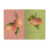 Notebook - Peaches on the Tree