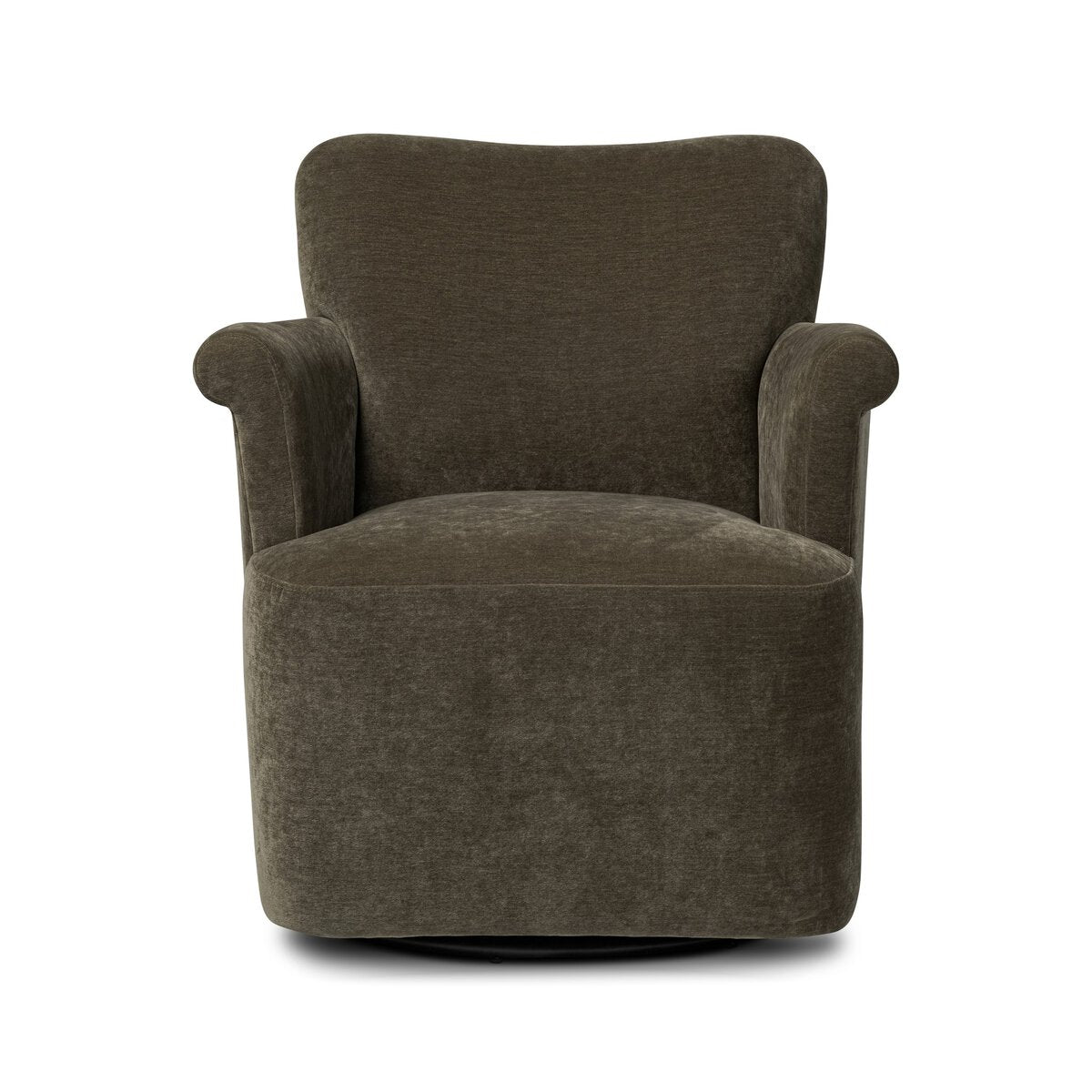Malmo Olive Green Swivel Chair