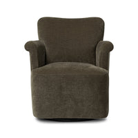 Malmo Olive Green Swivel Chair