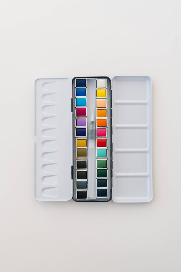 Watercolor Paint Palette - 24 color