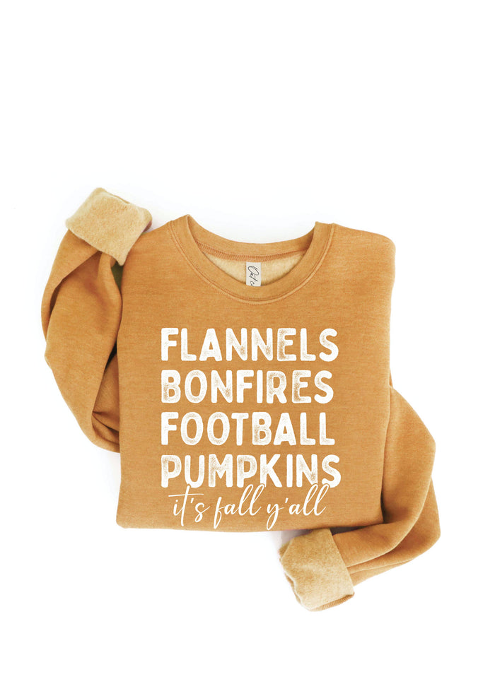FLANNELS BONFIRES Graphic Sweatshirt