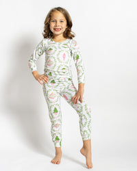 Nutcracker Trellis Kid's Long Sleeve Pajamas