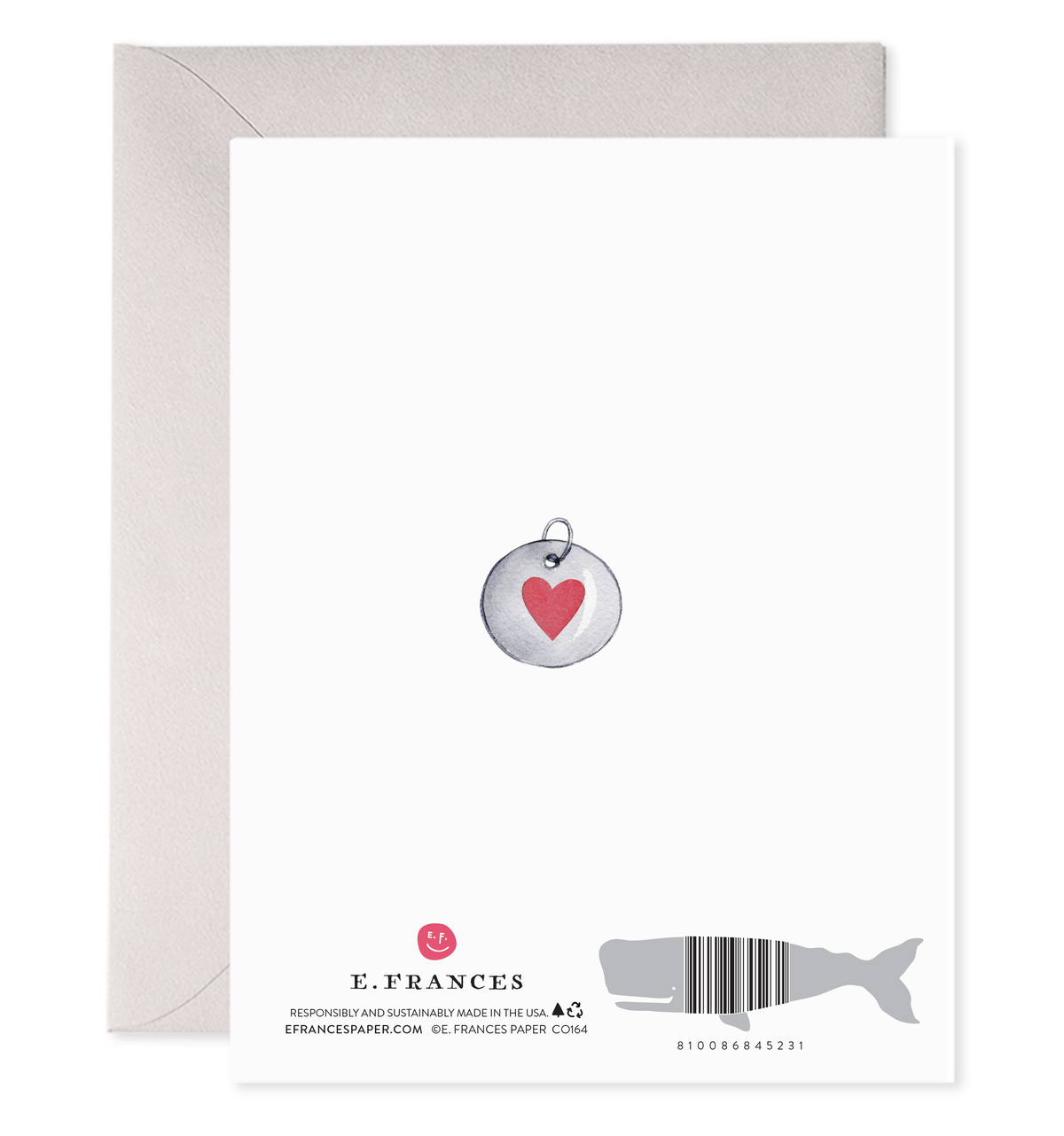 Forever in Your Heart - Pet Collar | Dog Sympathy Condolence Greeting Card