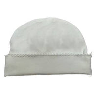 Picot Trim Baby Hat