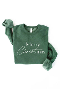 MERRY CHRISTmas Graphic Sweatshirt