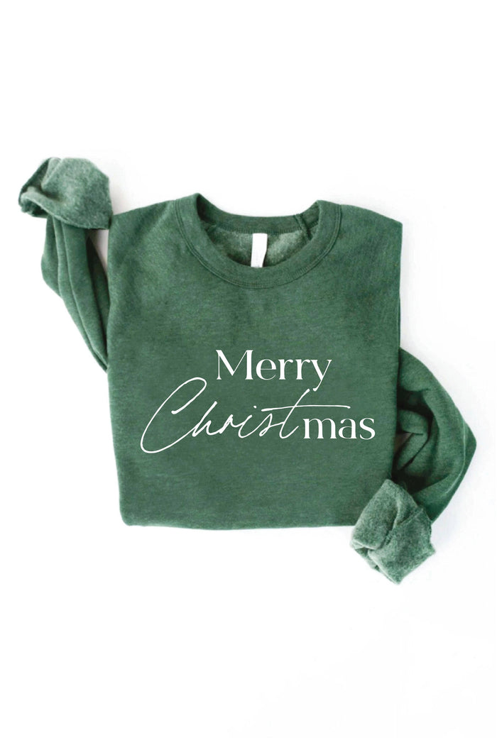 MERRY CHRISTmas Graphic Sweatshirt