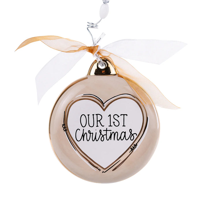 Our First Christmas Puff Ornament