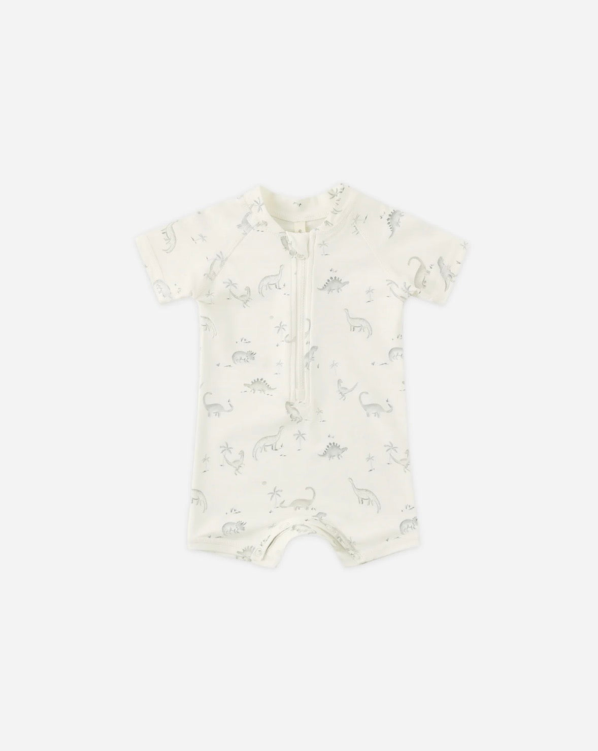Zip Rashguard One-Piece - Dinosaur
