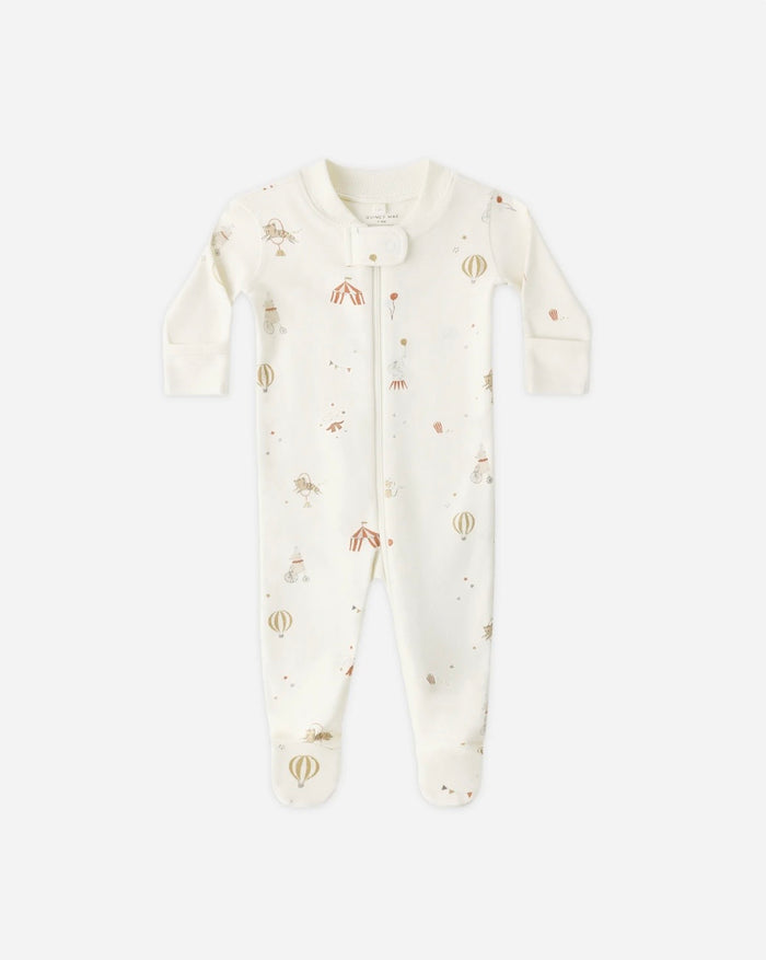 Zip Long Sleeve Sleeper Footie || Carnival