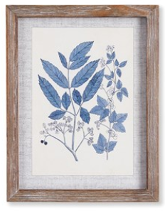 Blue Leaf Petite Prints