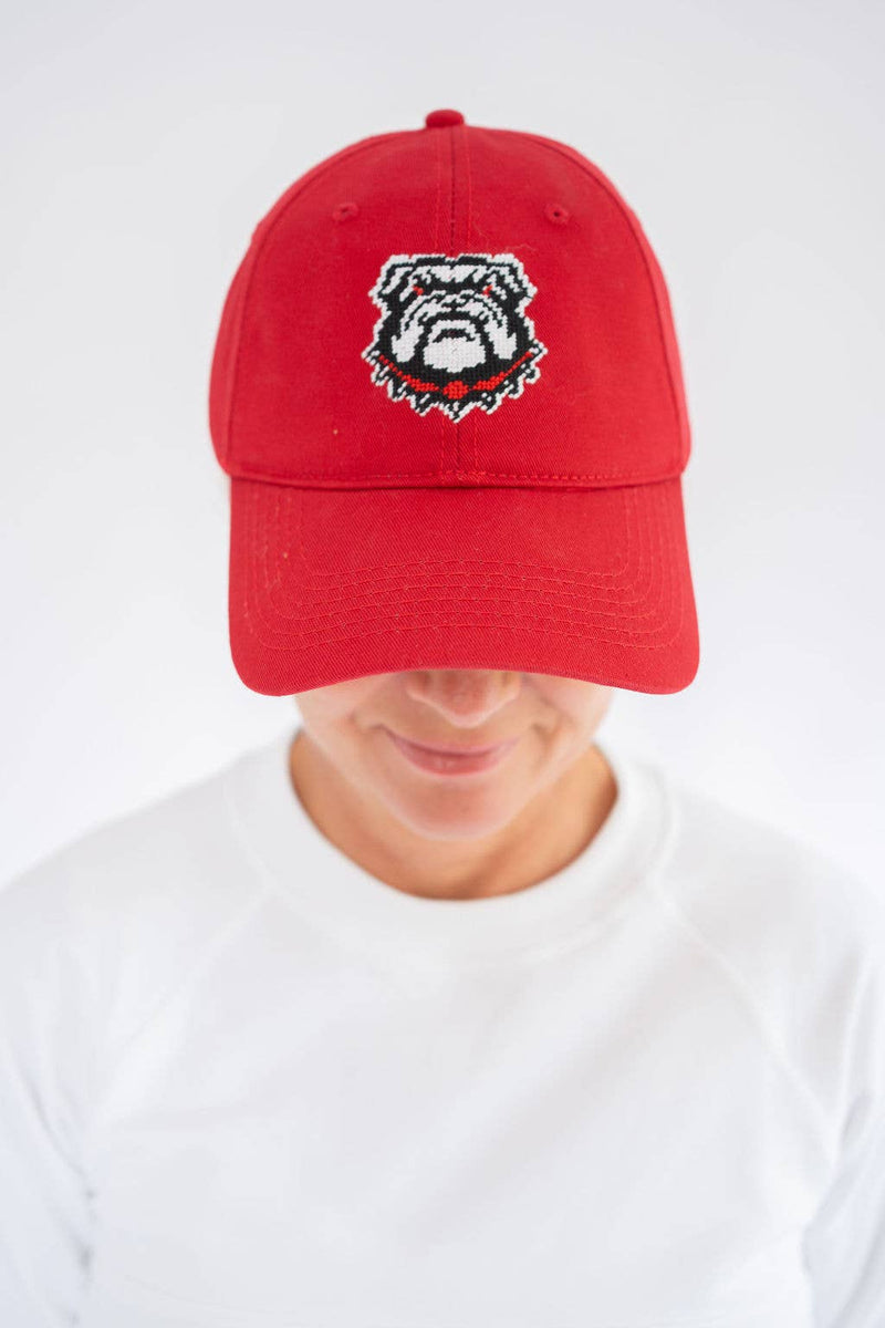 Needlepoint Hat - Bulldog