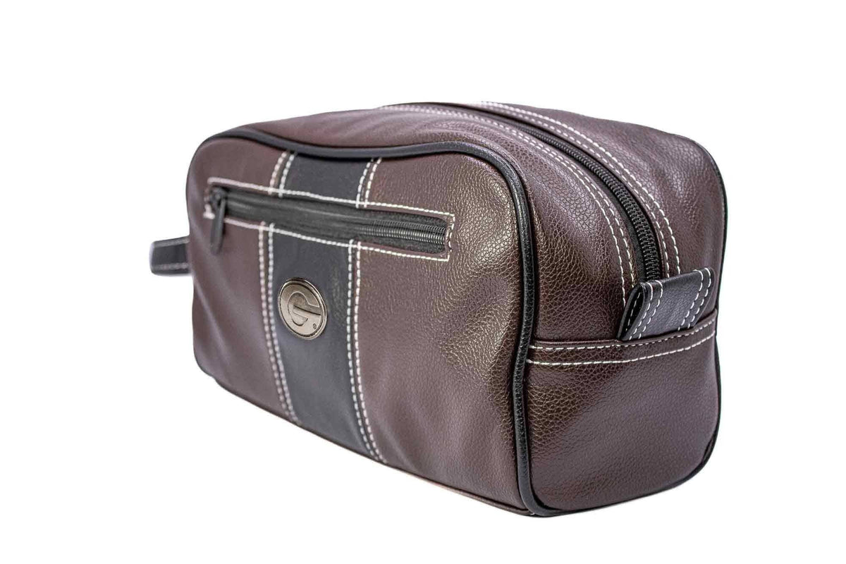 Georgia Bulldogs Men's Toiletry Dopp Bag Brown
