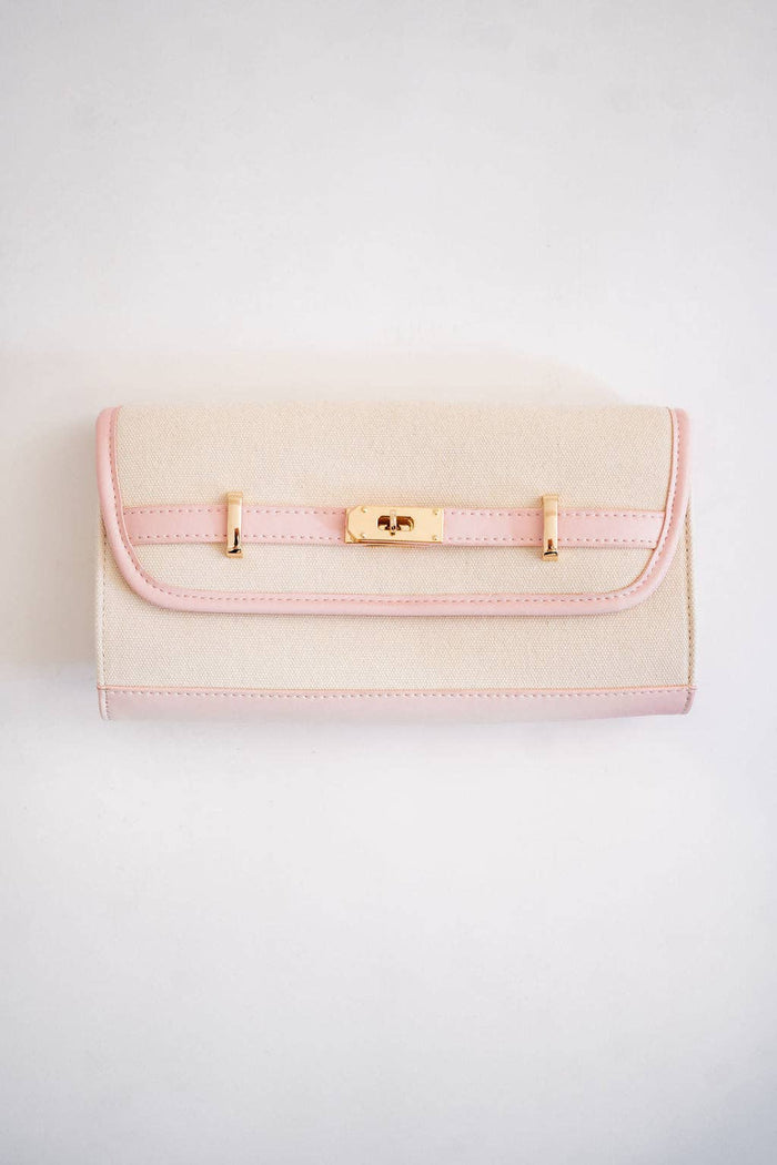 Andie -  Canvas Clutch
