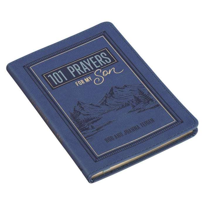 Gift Book 101 Prayers for My Son Faux Leather