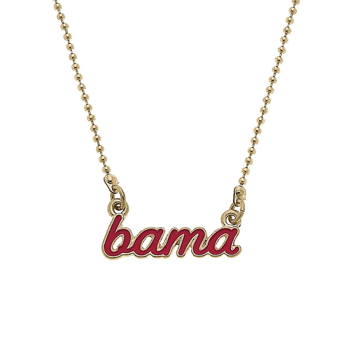 Alabama Crimson Tide Script Necklace