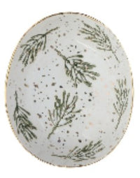 Hand-Painted Stoneware Dish, 3 Styles