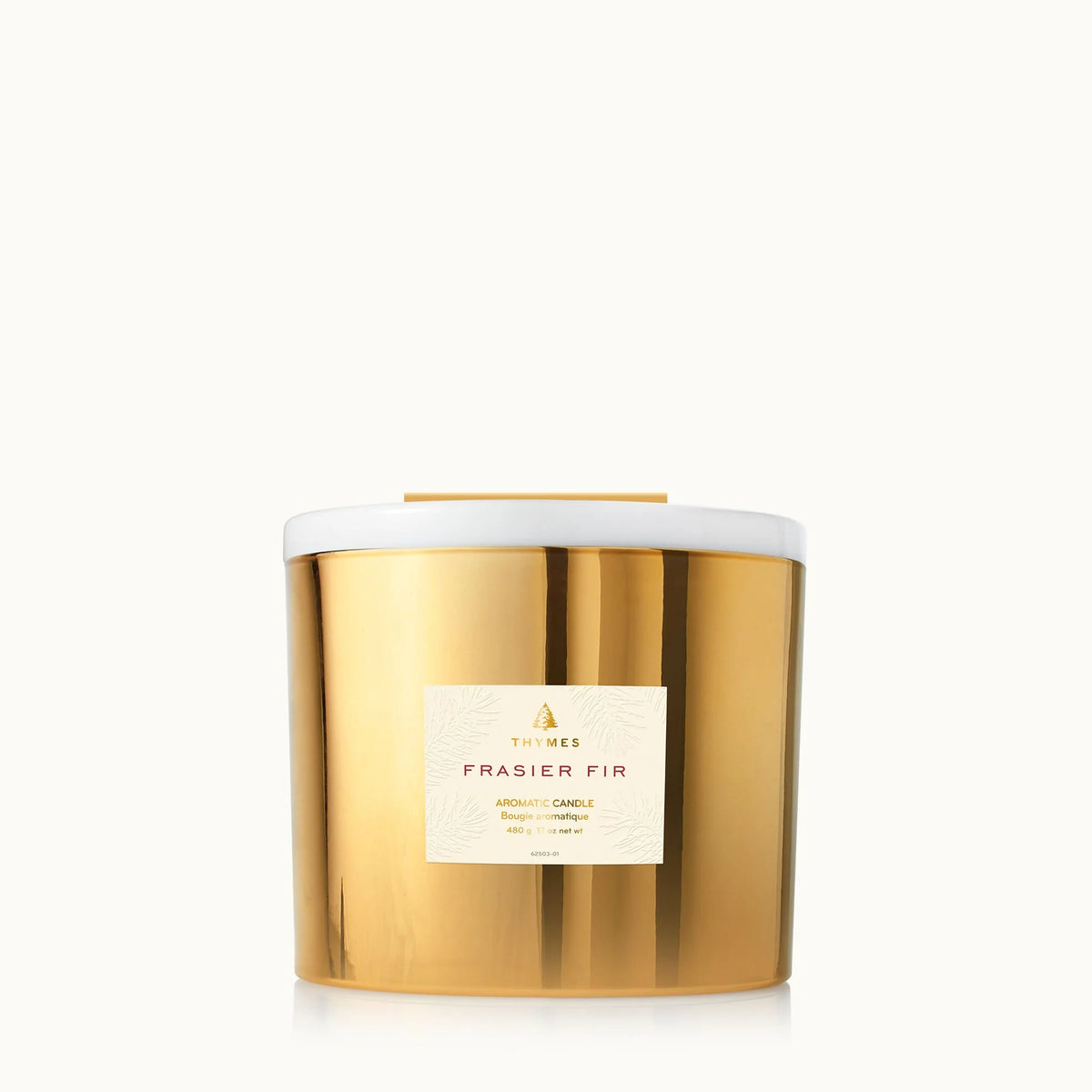 Frasier Fir Gilded Gold Candle