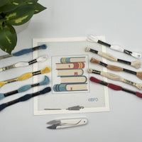 Needlepoint Kit - Five Books Design