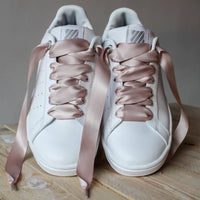 Pink Satin Laces