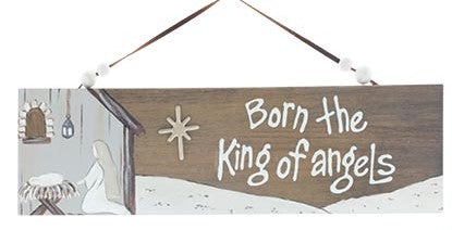 ASTD RELIGIOUS CHRISTMAS WALL HANGING