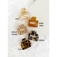 Tortoise Hair Clips - 2"