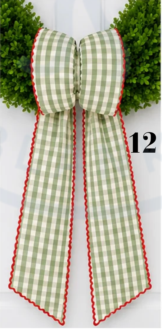 Merry & Bright Wreath Sash