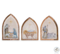 Mango Wood Creche Shelf Sitters