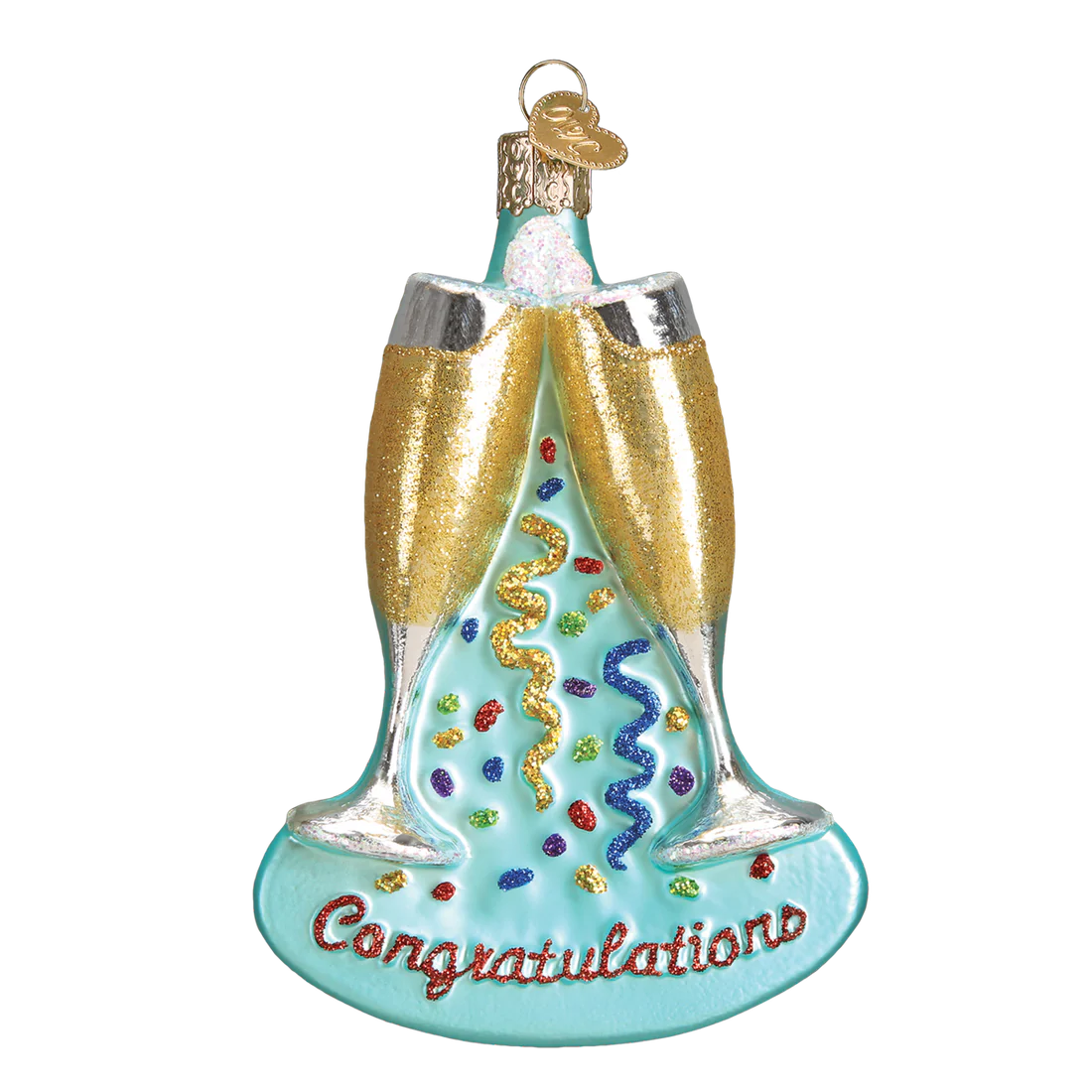 Champagne Toast Ornament