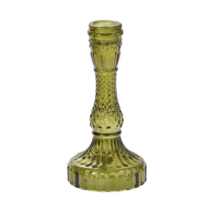 Gillian Candlestick - 3.25"x6.75" - Green