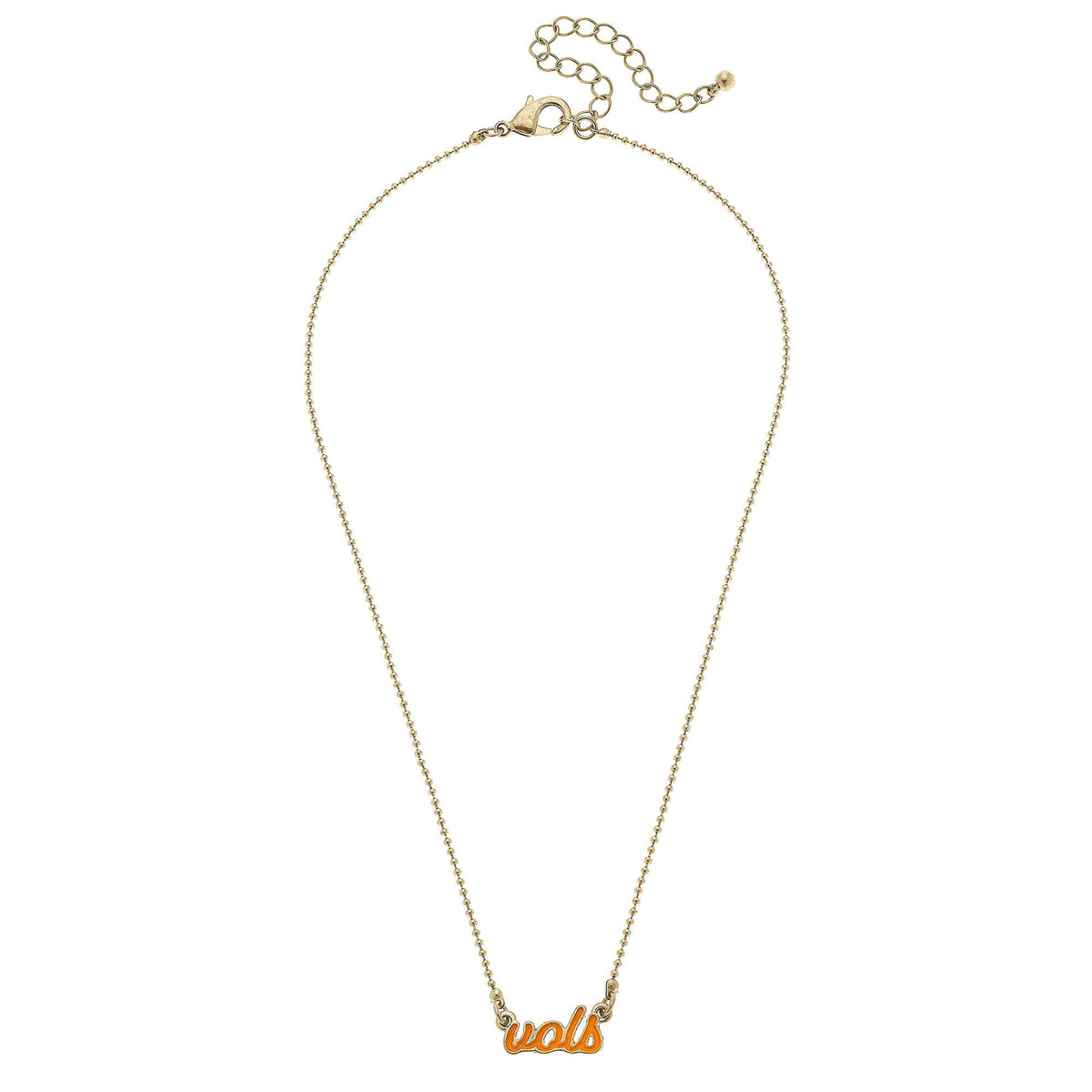 Tennessee Volunteers Enamel Script Necklace