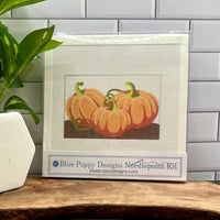 Needlepoint Kit - Three Pumpkins Design