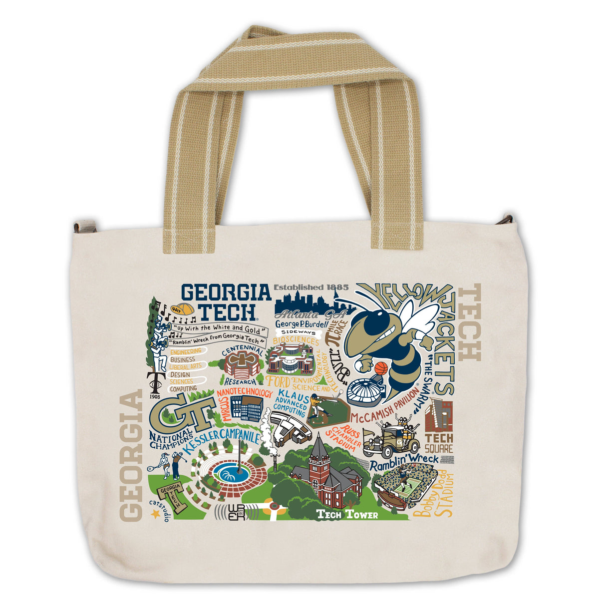 Georgia Tech Collegiate Tote Bag