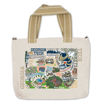 Georgia Tech Collegiate Tote Bag