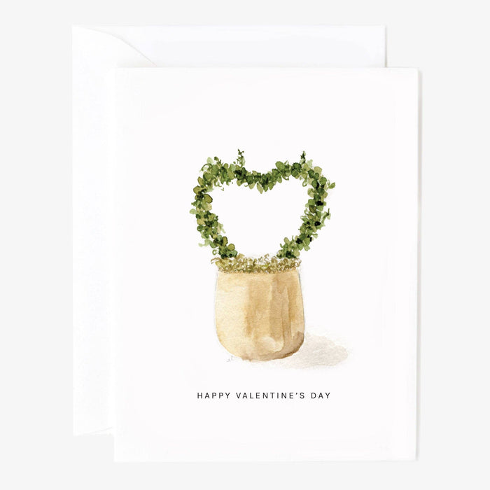 Valentine Topiary Card