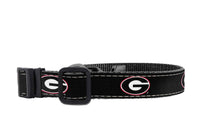 Georgia Bulldogs Adjustable Ribbon Dog Collar Lead.