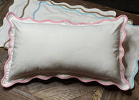 Scallop Pillow Covers - 12" x 20"