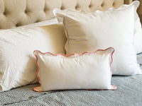 Scallop Pillow Covers - 12" x 20"
