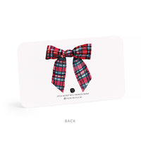 Plaid Bow Little Notes® – Mini Notecard Pack, Set of 55