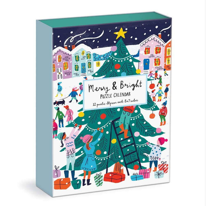 Merry and Bright Puzzle - 12 Days of Christmas Advent Puzzle