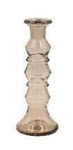 Recycled Glass Taper Holder, 3 Colors, 3 Styles