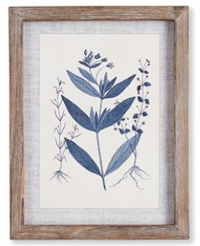 Blue Leaf Petite Prints