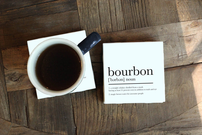 Bourbon Definition Coaster