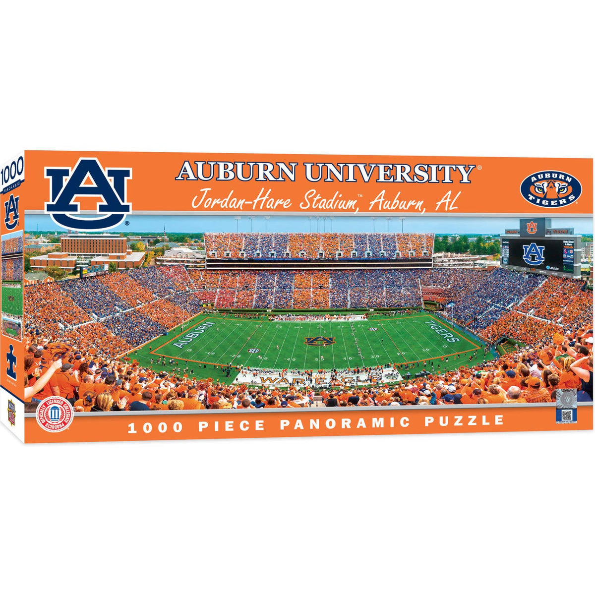 Auburn Tigers - 1000 Piece Panoramic Puzzle