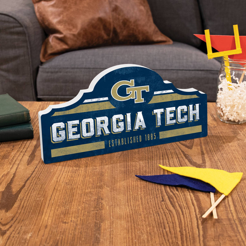 Georgia Tech Yellow Jackets Established Small Sign