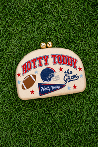 Embroidered Clutch - Hotty Toddy