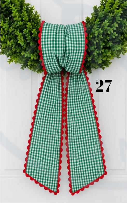 Merry & Bright Wreath Sash