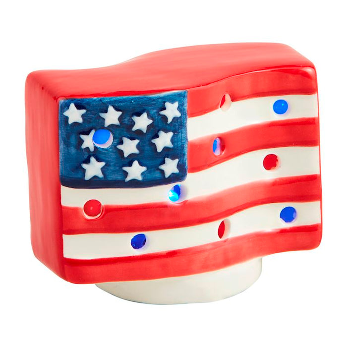 Americana Flag Light Up Sitter
