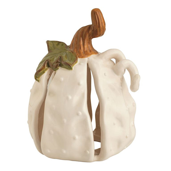 Stoneware Pumpkin Sitter